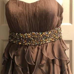 Jovani A-Line Strapless